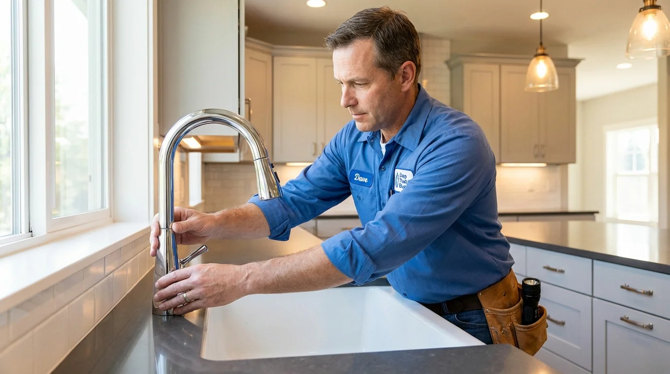 Kitchen faucet installation by Johns Plumbing LLC in Sisters