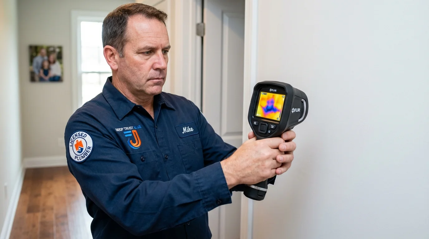 Thermal imaging leak detection by Johns Plumbing LLC in Sisters